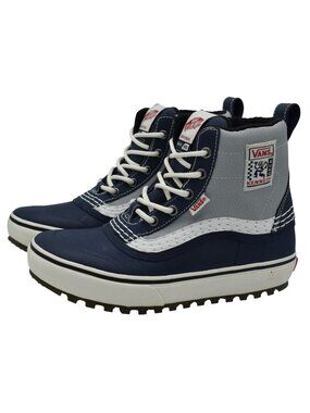 Vans Women 7 Standard Mid MTE Kennedi‎ Deck Navy White Snow Boots Booties Shoes